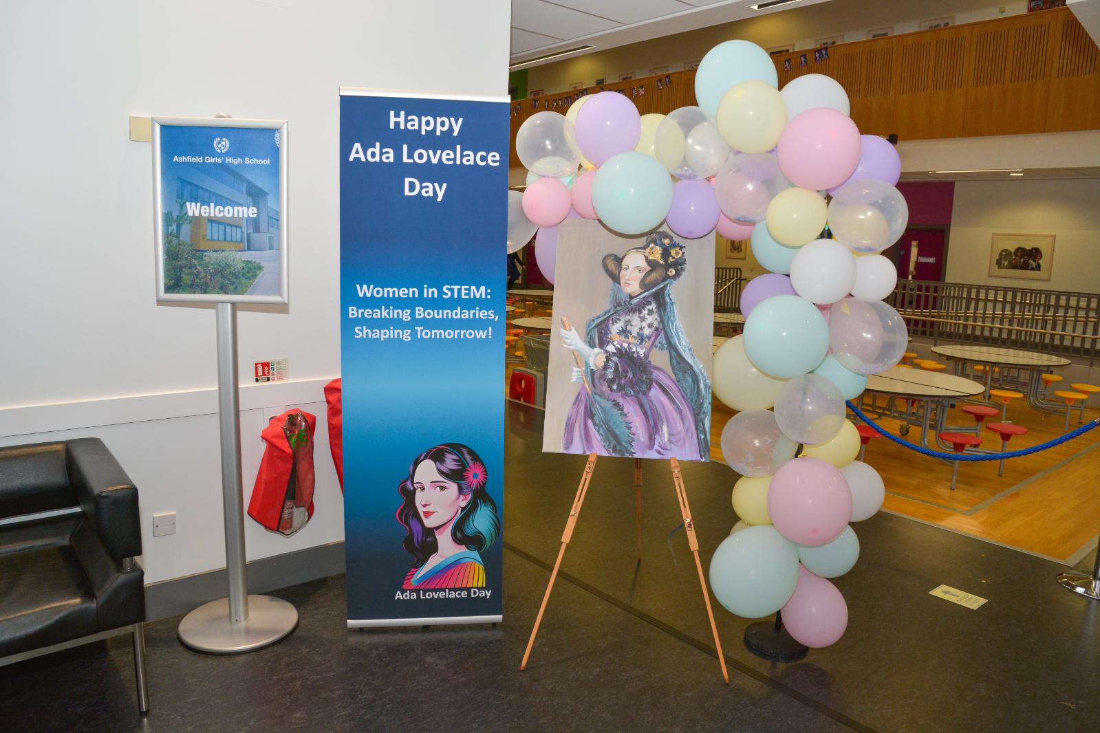 Ada Lovelace Day - Ashfield Girls' School - Welcome Poster